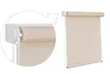 3D Fensterrollo - Neuheit - 100x150 cm creme Doppelrollo - Produktbild-Vorschau 2