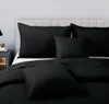 Schwarze Tagesdecke Sofa Steppdecke PLED 75x150 TRIO Produktbild-Vorschau 2