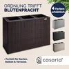 CASARIA® Blumenkasten 3 Innentöpfe Polyrattan Herausnehmbar Produktbild-Vorschau 7