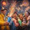 4 bombes de table Partypopper Nouvel An, feu d'artifice Voir les images du produit 7