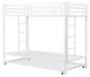 Metall-Etagenbett 90x200 cm mit Ausziehbett Kinderbett Produktbild-Vorschau 10