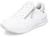 Rieker Damen Sneaker Leder Reißverschluss lose Einlagen Produktbild-Vorschau 1