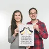 Mr. & Mrs. Panda Bild Pinguin Liebe DIN A3 - Grau Pastell - Produktbild-Vorschau 3