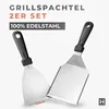 𝗛𝗔𝗩𝗘𝗡𝗛𝗔𝗨𝗦 Grillspachtel Edelstahl 2er Set I 2X Produktbild-Vorschau 8