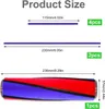 A collage showing product sizes and a vacuum cleaner brush roll. Produktbild-Vorschau