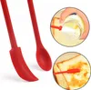 9 mini-spatules en silicone réutilisables, longue spatule Voir les images du produit 12