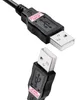 USB2.0-Kabel beidseitig USB-A-Stecker 1m lang schwarz cable Produktbild-Vorschau 1
