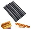 Forma na bagety Baguette Tray Moulle Baguette Oven Černá Náhled obrázku produktu 1