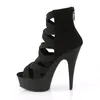 DELIGHT-600-24 Damen Sandale von Pleaser, Schwarz EU 41, US Produktbild-Vorschau 3