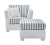 Sessel Set "Hooge" in creme und blau Landhaus Wohnzimmer Produktbild-Vorschau 9