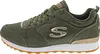 A side view of a green Skechers sneaker. Voir les images du produit