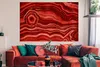 MuchoWow® Poster Rot - Achat - Edelsteine 180x120 cm - Produktbild-Vorschau 2