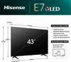 Hisense Fernseher 43 Zoll QLED 4K UHD Dolby Vision/Atmos Produktbild-Vorschau 12