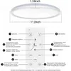 24W ultradünn Deckenleuchte mit Nachtlichtmodus, Produktbild-Vorschau 9