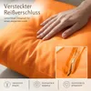Kissenbezug 60x60 cm Orange | 100% Baumwolle | Produktbild-Vorschau 4