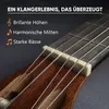 Close-up of guitar strings and fretboard with marketing text overlay. Náhled obrázku produktu
