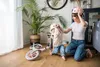 KASK DZIECIĘCY ROWER HULAJNOGA - MoMi MIMI BIAŁY MAT - ABS Podgląd zdjęcia produktu 16