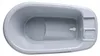 Bella Bambina Badewanne, Farbe:stone grey Produktbild-Vorschau 5