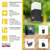 Grafner Aluminium Wandlampe schwarz, mit Bewegungsmelder, Produktbild-Vorschau 2