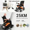 Elektrorollstuhl Elektrisch Faltbar Leicht bis 150KG, Produktbild-Vorschau 8
