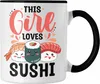 Trendation - Lustige Suhsi Tasse Geschenk Shushi-Liebhaber Produktbild-Vorschau 1