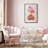 Posterpapier Poster - Flamingo in Love 21x30 cm Tiere Produktbild-Vorschau 2