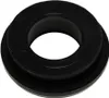 A black plastic ring or gasket for a juicer. Produktbild-Vorschau