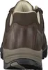 The back view of a brown hiking shoe. Voir les images du produit