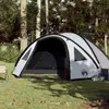 vidaXL Kuppel-Campingzelt 4 Personen Weiß Dunkel Produktbild-Vorschau 3
