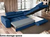 MEBLINI Schlafcouch mit Bettkasten - Ecksofa mit Produktbild-Vorschau 4