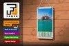 Blechschild Reise 12x18cm Dubai Strand Meer Moschee Sonne Produktbild-Vorschau 3