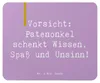 Mr. & Mrs. Panda Mousepad Spruch Patenonkel Wissen Spaß - Produktbild-Vorschau 1