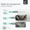 CELLONIC Câble 100W USB C vers USB C, PD 3.1 Câble de Voir les images du produit 2