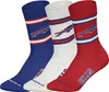 NFL Bills 3pk Crew Socks 43/46 Modrá/bílá/červená Náhled obrázku produktu 5