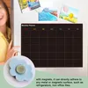 Magnetický kalendář Měsíční plánovač Týdenní plánovač Náhled obrázku produktu 4