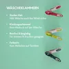 HAKA Wäscheklammern 16 Stk. Mit starkem Halt für drinnen & Produktbild-Vorschau 2