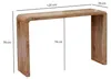 Tavolino consolle in legno massello di acacia, 120 cm, Anteprima dell’immagine prodotto 3