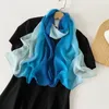 INF Schimmernder Schal: Eleganter Perlen-Chiffon-Schal Blau Produktbild-Vorschau 2