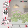 KOTARBAU® Céramique Pot de fleurs allongé intérieur blanc Voir les images du produit 4
