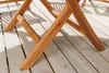 Massiver Gartentisch EMPIRE TEAK Ø120cm natur Teakholz Produktbild-Vorschau 5