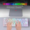 HXSJ V900 60% mechanická klávesnice, drátová herní, barevná Náhled obrázku produktu 9