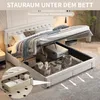 Fortuna Lai Lit tapissier 160x200 cm, Boxspring hydraulique Voir les images du produit 9
