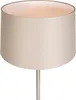 Moderne Stehlampe Stahl mit Taupefarbenem Schirm 45 cm Produktbild-Vorschau 6