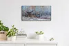 Wandkunst Leinwand Bild Uhr Geräuschlos 60x30 Ölgemälde Produktbild-Vorschau 3