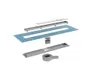 Duschrinne 80cm Edelstahl Bodenablauf - 360° Siphon Produktbild-Vorschau 5