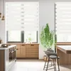 Doppelrollo Fenster ohne Bohren 125x120cm creme Produktbild-Vorschau 6