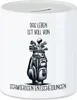 Das Leben ist voll von schwierigen Entscheidungen Golfbag Produktbild-Vorschau 1