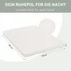 A white mattress is shown on a light gray background with text overlays indicating product features and dimensions. Náhled obrázku produktu