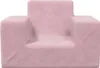 vidaXL Kindersofa Rosa Weich Plüsch Produktbild-Vorschau 2
