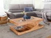 Wohnling Acacia massif Table basse avec compartiments de Voir les images du produit 7